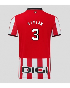 Billige Fotballdrakt Athletic Bilbao Dani Vivian #3 Replika Hjemmedrakt 2025-26 Kortermet Billige Fotballdrakt Athletic Bilbao Dani Vivian #3 Replika Hjemmedrakt 2025-26 Kortermet